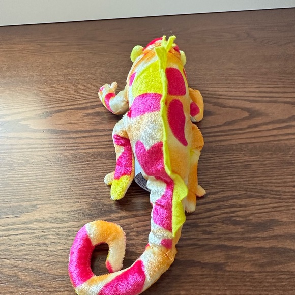 Multi colored chameleon toy plush B.J. toys. 
Measures approximately 11” - Picture 4 of 4